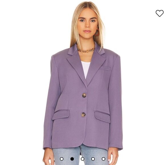 NWT SNDYS x Revolve Axel Blazer Blue Lavender XS - Picture 8 of 16